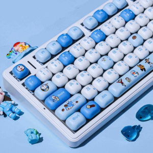 Cute Blue Doraemon MOG Profile Keycap Set — PBT