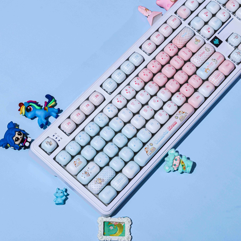 Circus Theme MOG Profile Keycap Set — PBT