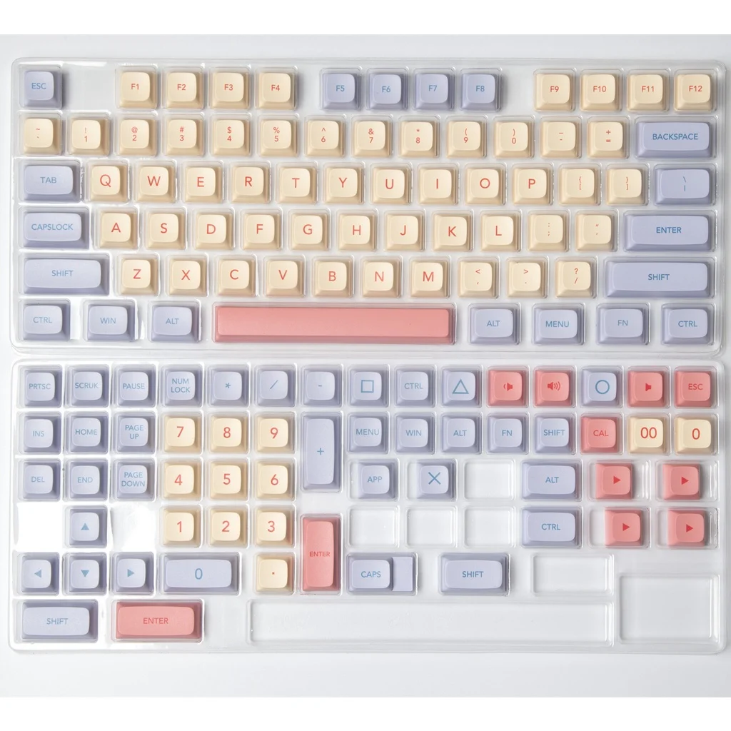 Marshmallow Candy XDA Profile Keycap Set — 132 Keys PBT - Image 3