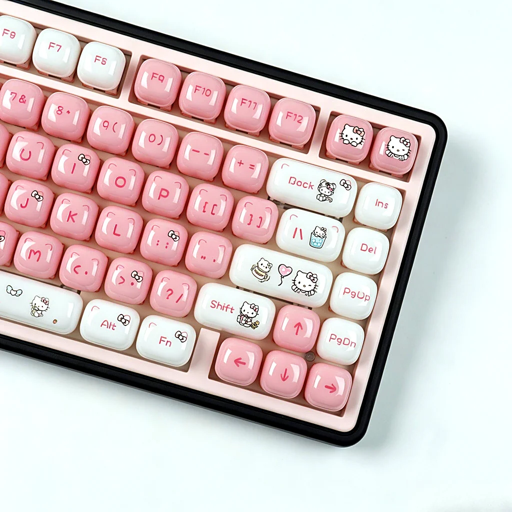 Pink Hello Kitty MOG Profile Keycap Set — PBT