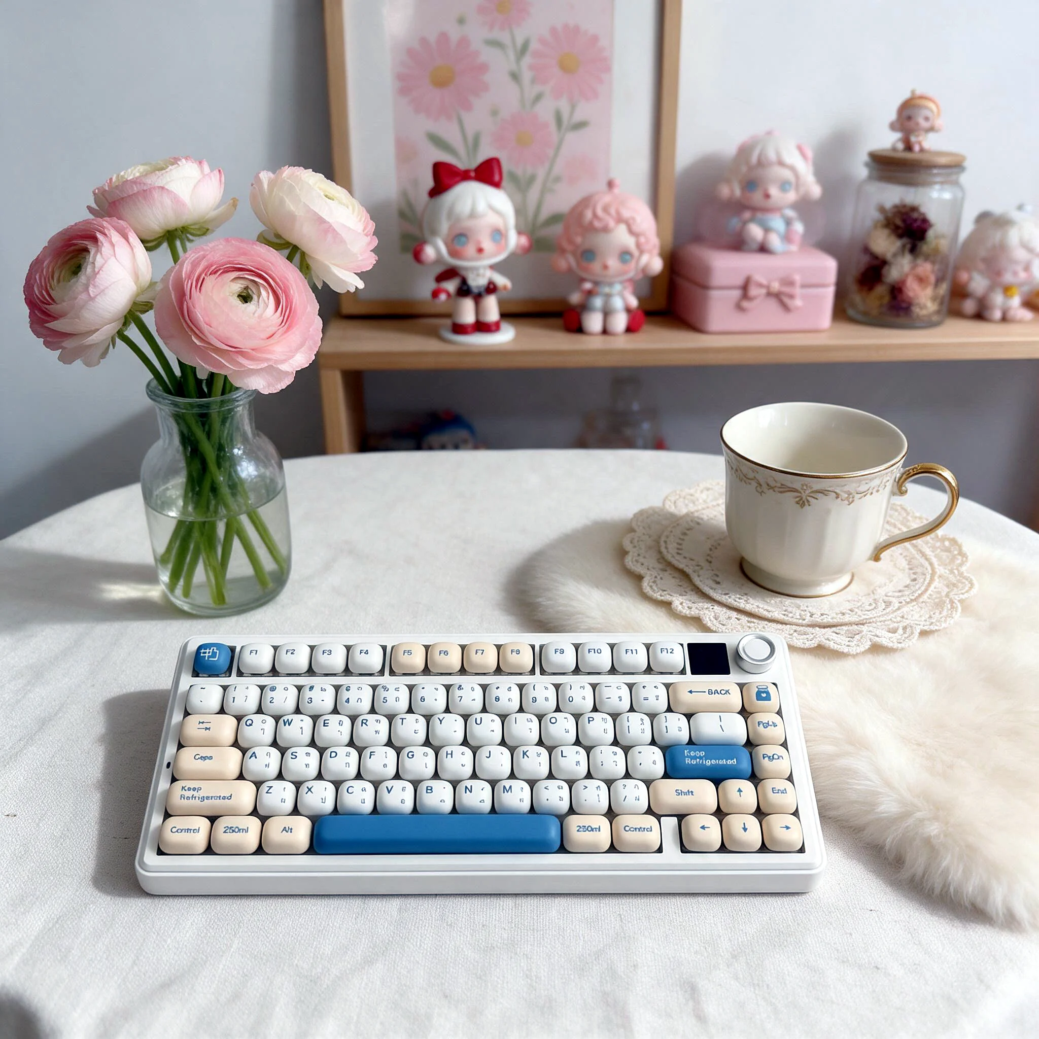 Soymilk Mantou MOG Profile Keycap Set — PBT