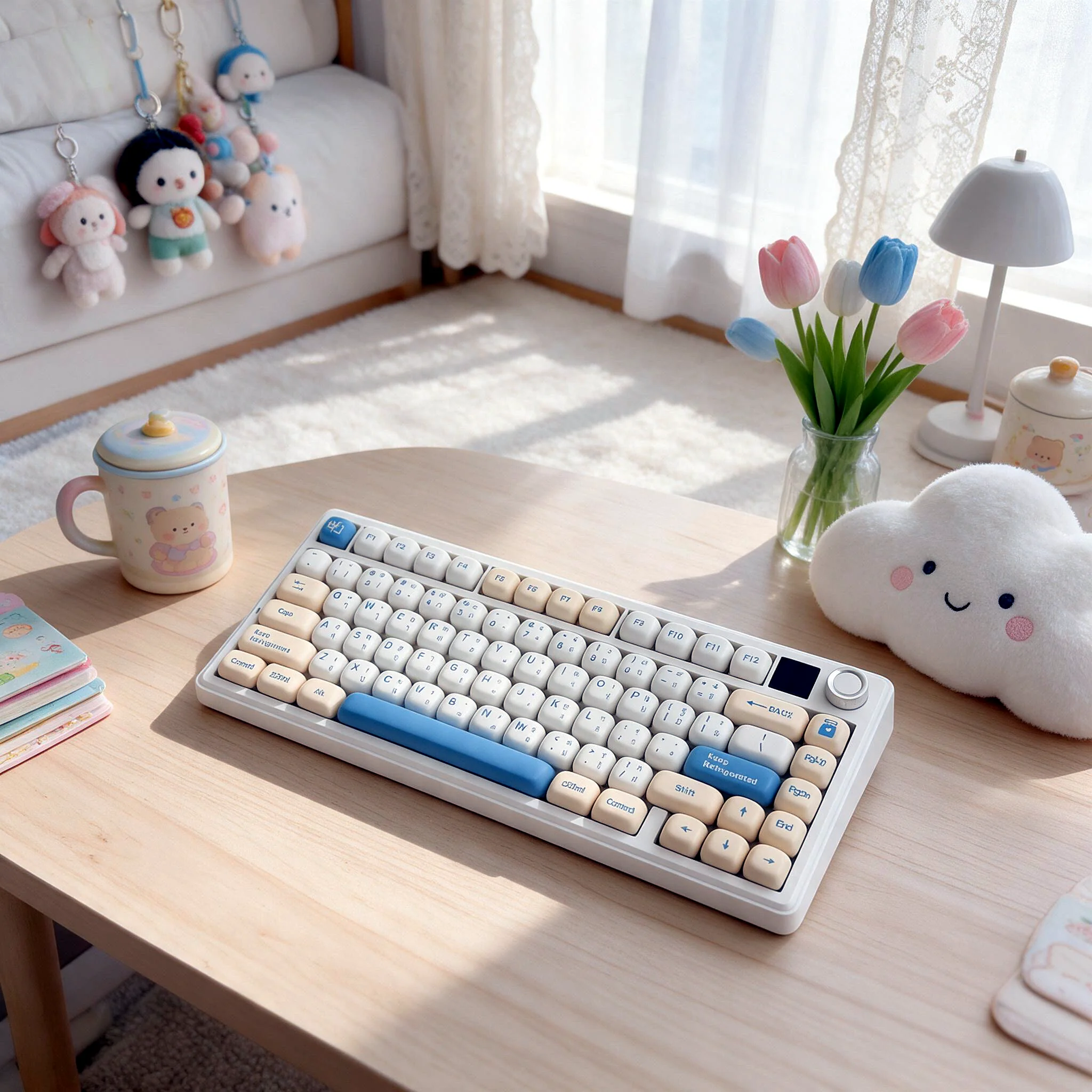 Soymilk Mantou MOG Profile Keycap Set — PBT