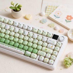 Green Circle MOG Profile Keycap Set — PBT