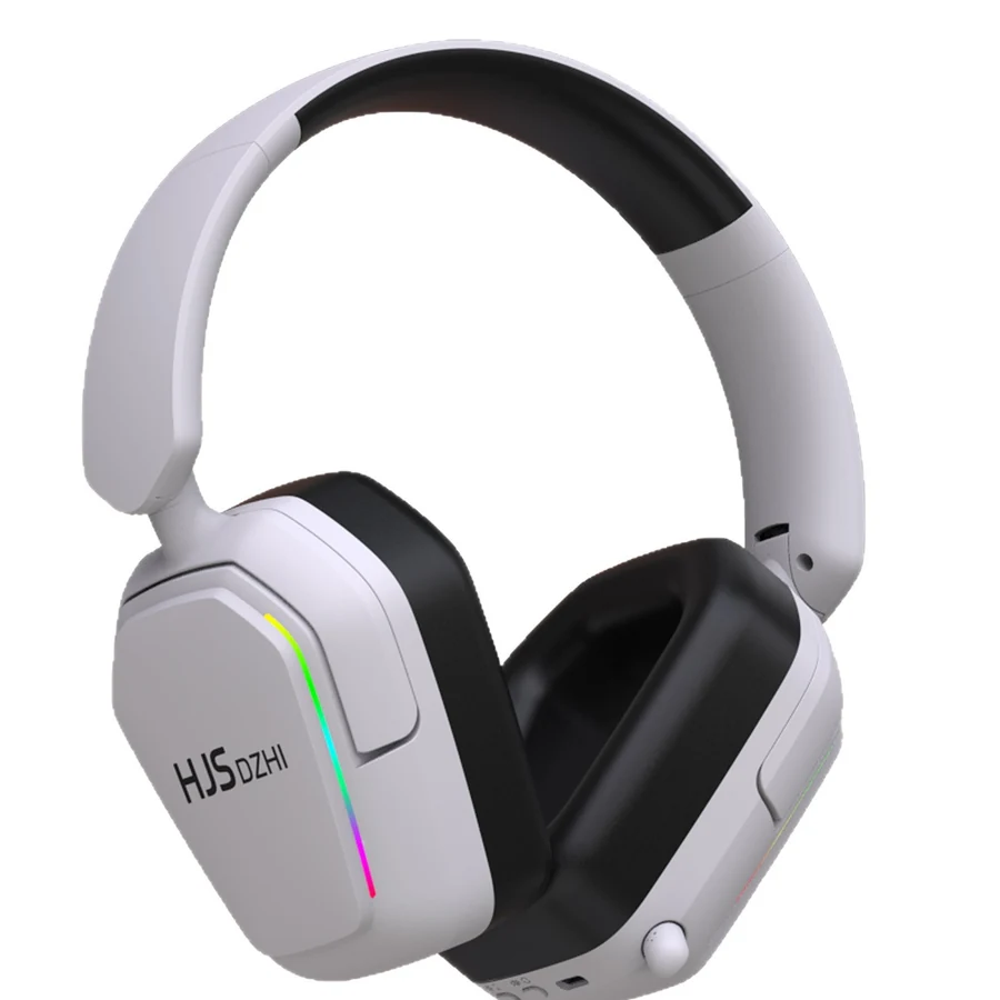 HJS DZHI HJ003 Quad-Mode Wireless Gaming Headset — 2.4G / Bluetooth / Type-C / Wired, 40mm Driver, 7.1 Virtual Surround, 67H Battery, RGB, Detachable Noise-Cancelling Mic, Wholesale - Image 7
